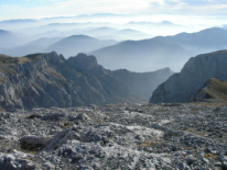 Blick vom Hochschwabgipfel gen' Süden