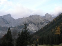 Blick vom Bodenbauer ins Hochschwabmassiv