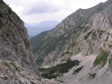 Im steilen Holzerkar
