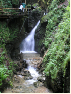 Wasserfall in der Dr. Vogelsang-Klamm