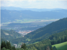 Blick zurck auf Judenburg