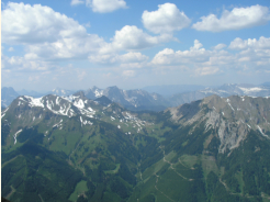 Eisenerzer Alpen vom Geck aus besehen