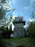 Warte und Grenzbergang am Geschriebenstein (Irrotkő)