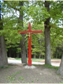 Rotes Kreuz (Vrs Kereszt) am Fue des Irn-hegy