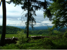 Blick zum Wechsel bei Knigsbrunn