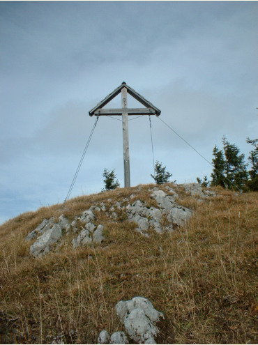 Gipfelkreuz am Obersberg (Ahornberg)
