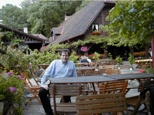 Im Gastgarten der Waldschenke