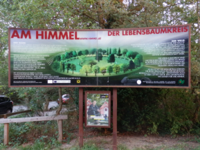 Infotafel am Himmel