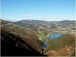 Blick von der Geierwand auf Stubenbergsee und Rabenwald