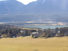 Blick von Pugrad auf den Feistritzer Stausee