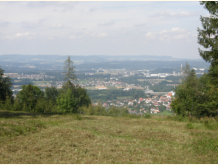 Blick vom Hfelberg gen' Norden bis zum Hausruck