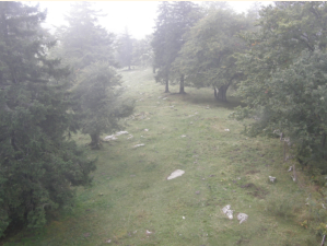 Gipfelplateau des Mont Raimeux von der Warte aus aufgenommen