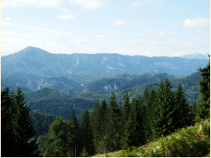 Traumhafter Blick auf die tschergrben vom Hochstadelberg aus