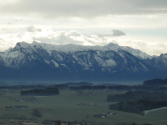 Untersbergmassiv von der Buchbergwarte aus gesehen