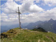 Gipfelkreuz am Großen Maiereck