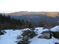 Blick vom Tischberg hinein ins Waldviertel