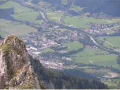 Admont vom Riffel aus aufgenommen