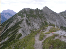 Am bergang vom Riffel zum Kreuzkogel